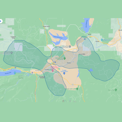 Map of Truckee